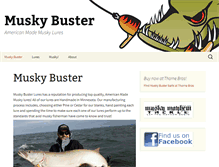 Tablet Screenshot of muskybusterlures.com